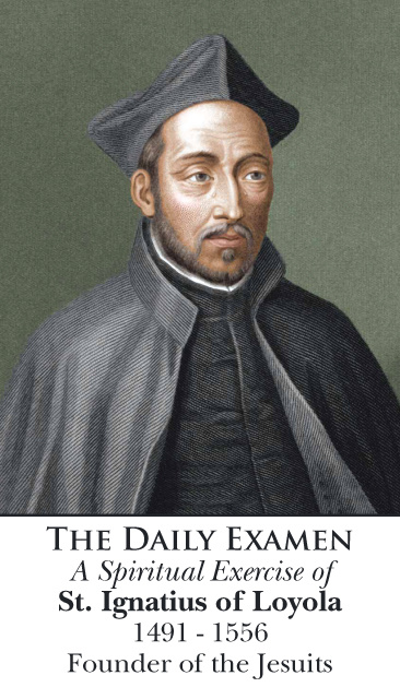 St. Ignatius of Loyola - Daily Examen Prayer Card